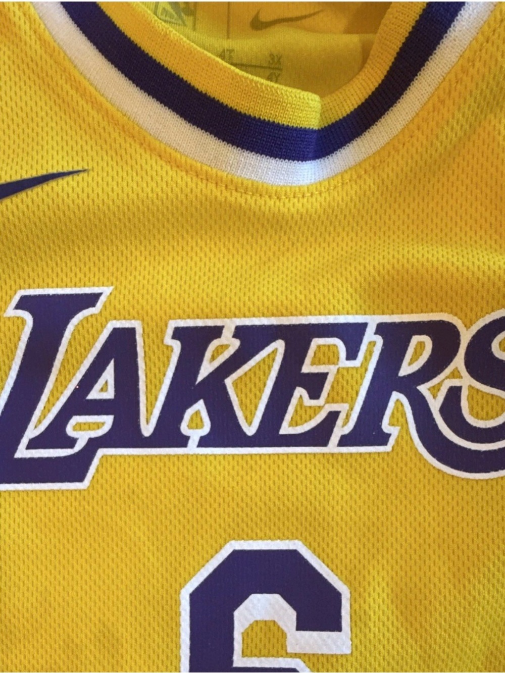 Nba Los Angeles Lakers #6Lebronjamesjerseytoddler4T - Picture 9 of 12